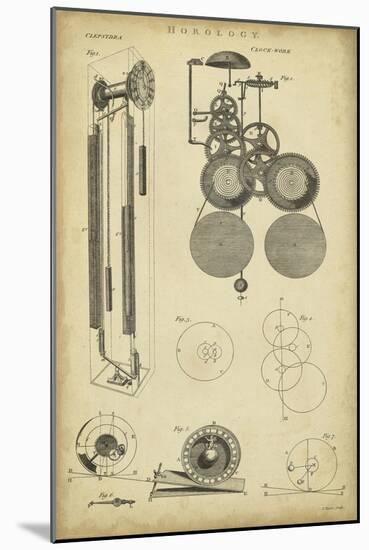 Clockworks II-Chambers-Mounted Art Print