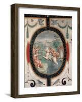 Cloelia Passing the Tiber, Mid of 16th C-Cristofano Gherardi-Framed Giclee Print