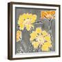 Cloisonne Beauty II Gray Crop-Shirley Novak-Framed Art Print