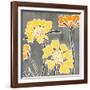 Cloisonne Beauty II Gray Crop-Shirley Novak-Framed Art Print