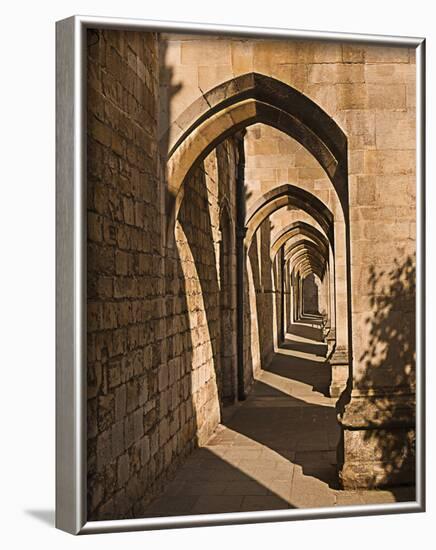 Cloister Arches-null-Framed Art Print