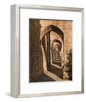 Cloister Arches-null-Framed Art Print