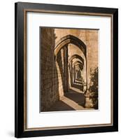 Cloister Arches-null-Framed Art Print