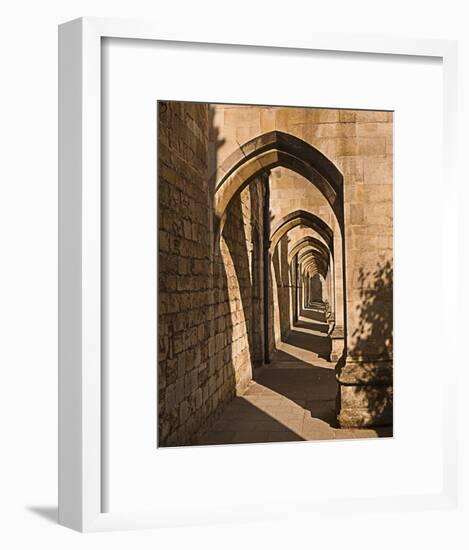 Cloister Arches-null-Framed Art Print