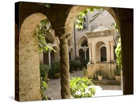 Cloister at Villa Cimbrone, Ravello, Campania, Italy, Europe-Oliviero Olivieri-Stretched Canvas