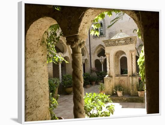 Cloister at Villa Cimbrone, Ravello, Campania, Italy, Europe-Oliviero Olivieri-Framed Photographic Print