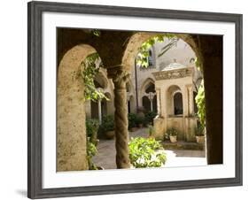 Cloister at Villa Cimbrone, Ravello, Campania, Italy, Europe-Oliviero Olivieri-Framed Photographic Print