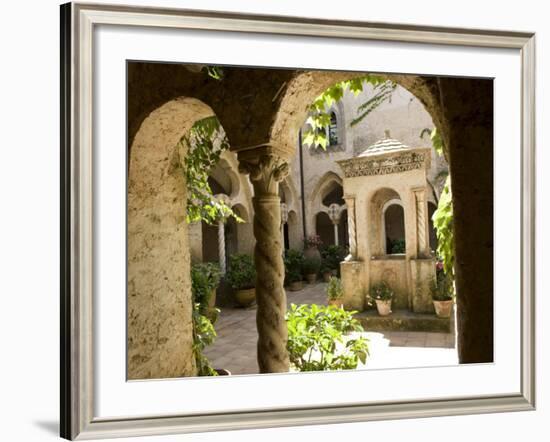 Cloister at Villa Cimbrone, Ravello, Campania, Italy, Europe-Oliviero Olivieri-Framed Photographic Print