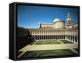 Cloister, Basilica Di San Giorgio Maggiore-null-Framed Stretched Canvas