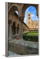 Cloister, Cathedral of Monreale, Monreale, Palermo, Sicily, Italy, Europe-Marco Simoni-Framed Photographic Print