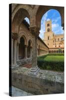 Cloister, Cathedral of Monreale, Monreale, Palermo, Sicily, Italy, Europe-Marco Simoni-Stretched Canvas