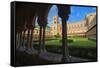 Cloister, Cathedral of Monreale, Monreale, Palermo, Sicily, Italy, Europe-Marco Simoni-Framed Stretched Canvas