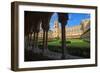 Cloister, Cathedral of Monreale, Monreale, Palermo, Sicily, Italy, Europe-Marco Simoni-Framed Photographic Print