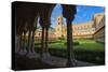 Cloister, Cathedral of Monreale, Monreale, Palermo, Sicily, Italy, Europe-Marco Simoni-Stretched Canvas