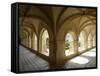 Cloister, Fontevraud Abbey, Fontevraud, Maine-Et-Loire, France, Europe-Godong-Framed Stretched Canvas