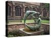 Cloister Garden, Chester Cathedral, Cheshire, England, United Kingdom, Europe-Nelly Boyd-Stretched Canvas