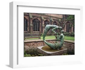 Cloister Garden, Chester Cathedral, Cheshire, England, United Kingdom, Europe-Nelly Boyd-Framed Photographic Print