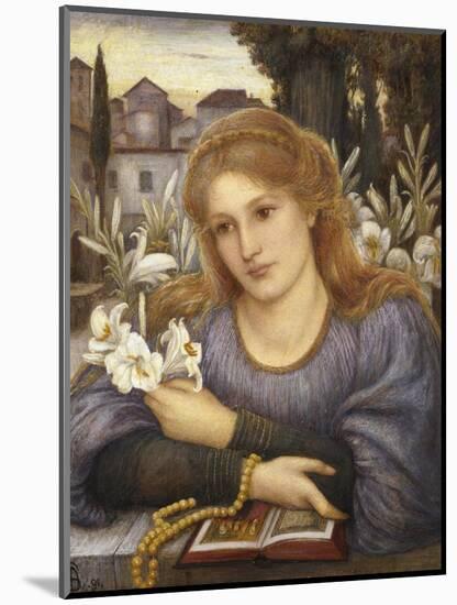 Cloister Lilies, 1891-Marie Spartali Stillman-Mounted Giclee Print