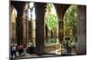 Cloister of Catedral La Seu in the Barri Gotic, Barcelona, Catalonia, Spain-null-Mounted Art Print