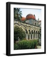 Cloister of Church of San Giovanni Degli Eremiti, Palermo, Sicily, Italy, 13th Century-null-Framed Giclee Print