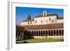 Cloister of Church of San Zeno Maggiore, Verona, UNESCO World Heritage Site, Veneto, Italy, Europe-Nico Tondini-Framed Photographic Print