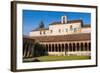 Cloister of Church of San Zeno Maggiore, Verona, UNESCO World Heritage Site, Veneto, Italy, Europe-Nico Tondini-Framed Photographic Print