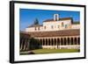 Cloister of Church of San Zeno Maggiore, Verona, UNESCO World Heritage Site, Veneto, Italy, Europe-Nico Tondini-Framed Photographic Print