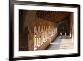 Cloister of Church of San Zeno, Verona, UNESCO World Heritage Site, Veneto, Italy, Europe-Nico-Framed Photographic Print