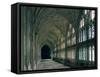 Cloister of Gloucester Cathedral-Peter Thompson-Framed Stretched Canvas