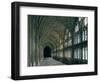 Cloister of Gloucester Cathedral-Peter Thompson-Framed Photographic Print