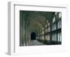 Cloister of Gloucester Cathedral-Peter Thompson-Framed Photographic Print