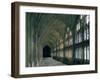 Cloister of Gloucester Cathedral-Peter Thompson-Framed Photographic Print