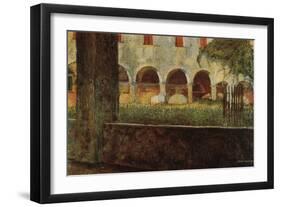Cloister of S. Onofrio-Umberto Boccioni-Framed Giclee Print