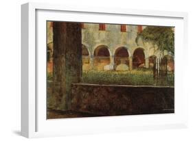 Cloister of S. Onofrio-Umberto Boccioni-Framed Giclee Print