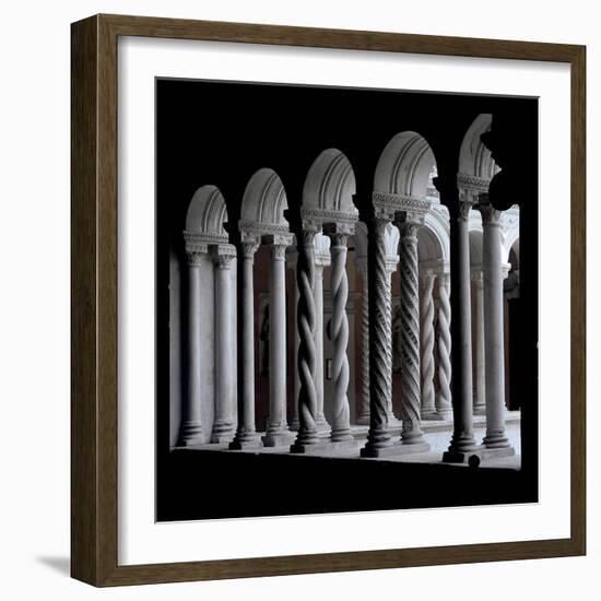 Cloister of San Giovanni in Laterano (St. John Lateran)-Pietro Vassalletto-Framed Art Print