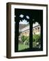 Cloister Quadrangle Detail, Magdalen College, Oxford, Oxfordshire, England, United Kingdom-David Hunter-Framed Photographic Print