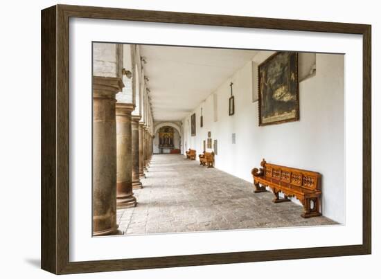 Cloister, San Francisco Church and Convent, Quito-Gabrielle and Michael Therin-Weise-Framed Photographic Print