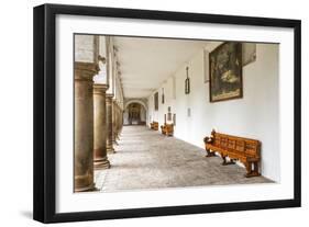 Cloister, San Francisco Church and Convent, Quito-Gabrielle and Michael Therin-Weise-Framed Photographic Print