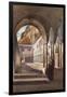 Cloisters at Amalfi, with Additions by Prince Luigi Maria Di Borbone (1838-1886), 1855-Giacinto Gigante-Framed Giclee Print