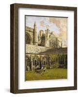 Cloisters at New College, Oxford-John Fulleylove-Framed Giclee Print