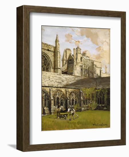 Cloisters at New College, Oxford-John Fulleylove-Framed Giclee Print