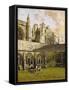 Cloisters at New College, Oxford-John Fulleylove-Framed Stretched Canvas