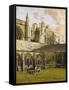 Cloisters at New College, Oxford-John Fulleylove-Framed Stretched Canvas