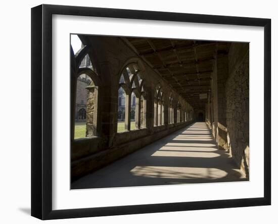 Cloisters, Durham Cathedral, Unesco World Heritage Site, Durham, County Durham, England-Ethel Davies-Framed Photographic Print