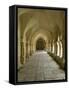 Cloisters, Fontenay Abbey, UNESCO World Heritage Site, Burgundy, France, Europe-Rolf Richardson-Framed Stretched Canvas