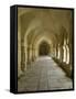 Cloisters, Fontenay Abbey, UNESCO World Heritage Site, Burgundy, France, Europe-Rolf Richardson-Framed Stretched Canvas