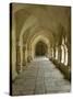 Cloisters, Fontenay Abbey, UNESCO World Heritage Site, Burgundy, France, Europe-Rolf Richardson-Stretched Canvas