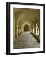 Cloisters, Fontenay Abbey, UNESCO World Heritage Site, Burgundy, France, Europe-Rolf Richardson-Framed Photographic Print