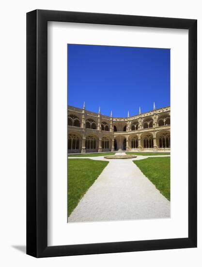 Cloisters, Mosteiro Dos Jeronimos, Lisbon, Portugal, South West Europe-Neil Farrin-Framed Photographic Print