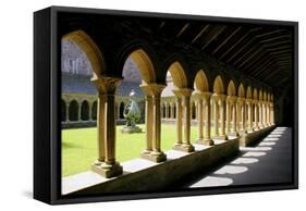 Cloisters of Iona Abbey, Argyll and Bute, Scotland-Peter Thompson-Framed Stretched Canvas